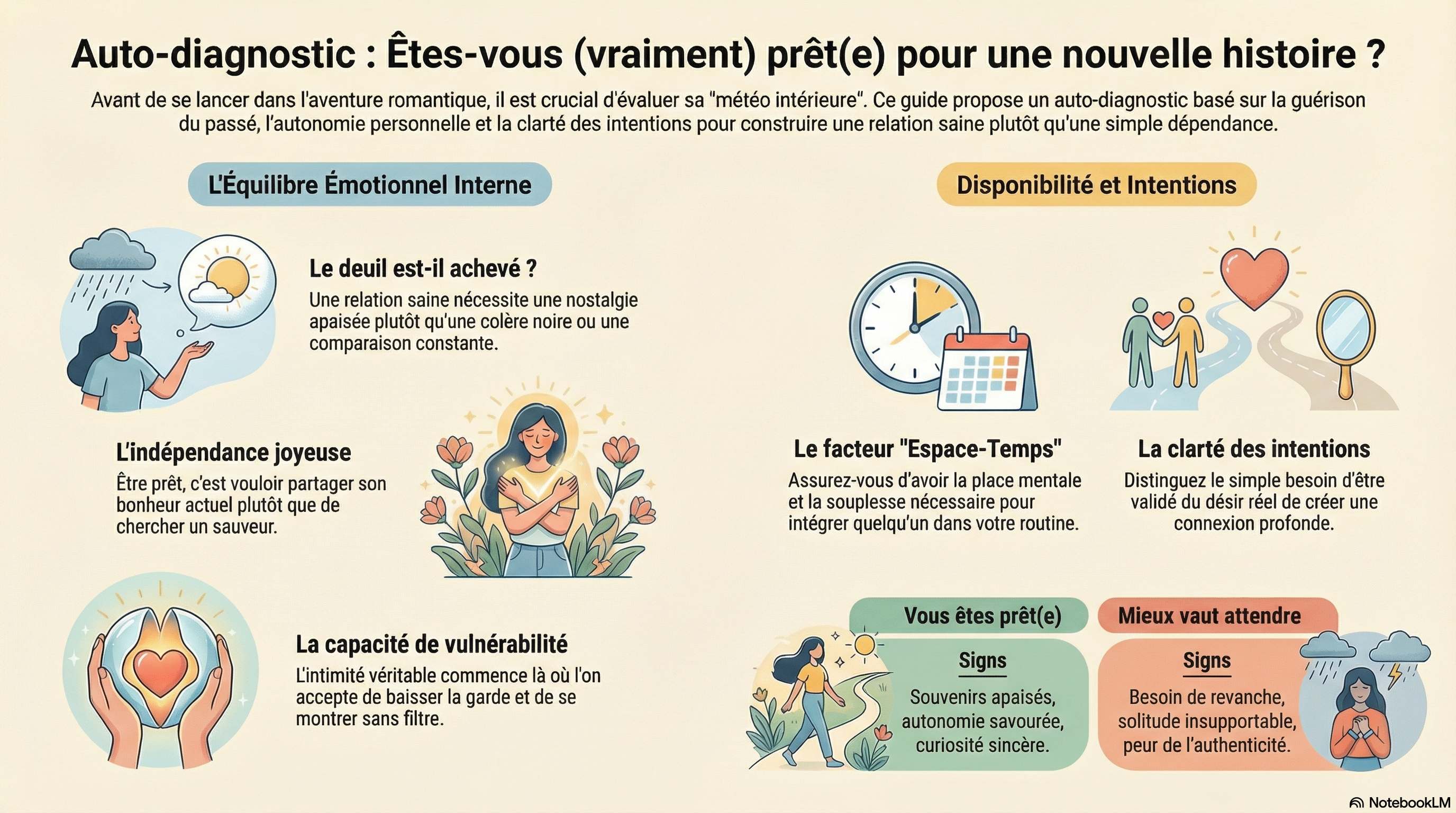 L'Auto-diagnostic : Êtes-vous vraiment prêt(e) pour une nouvelle histoire ?